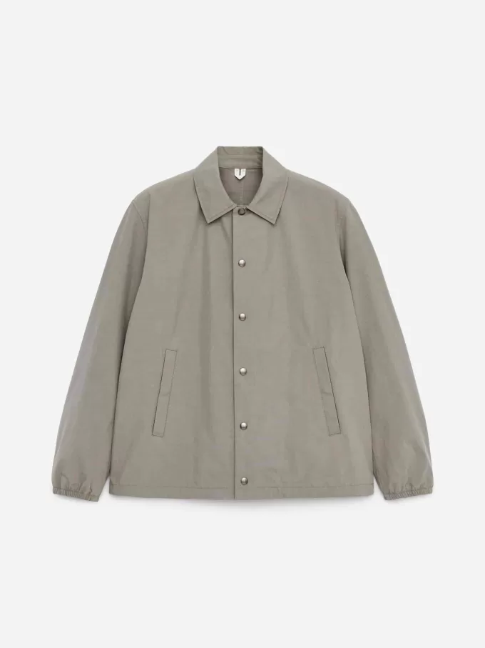 Cotton Blend Shirt Jacket