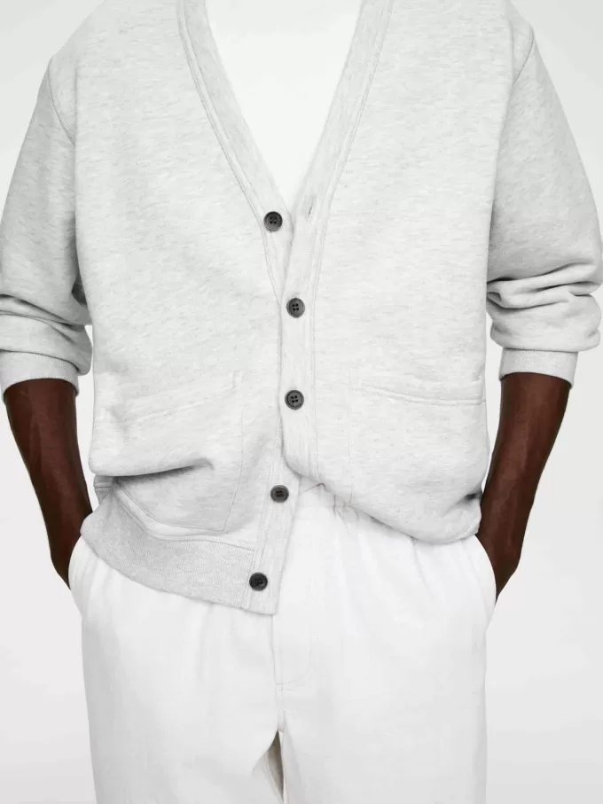 Cotton Jersey Cardigan