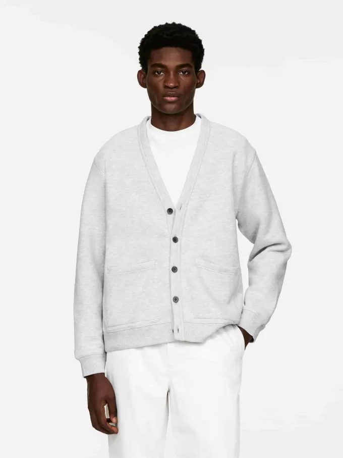 Cotton Jersey Cardigan