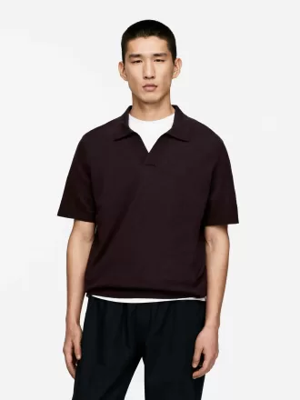 Cotton Linen Polo Shirt