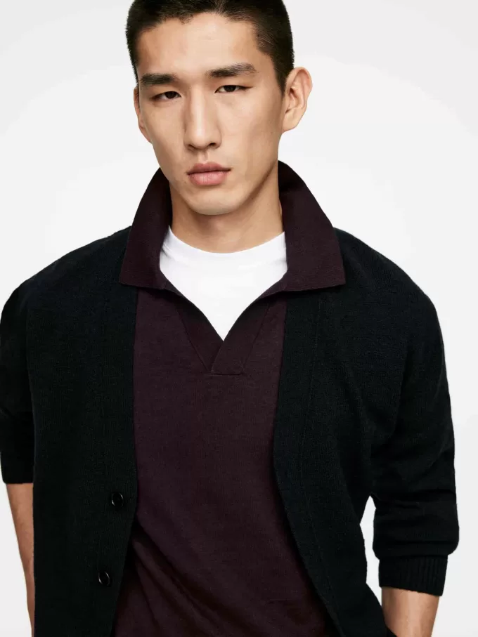 Cotton Linen Polo Shirt