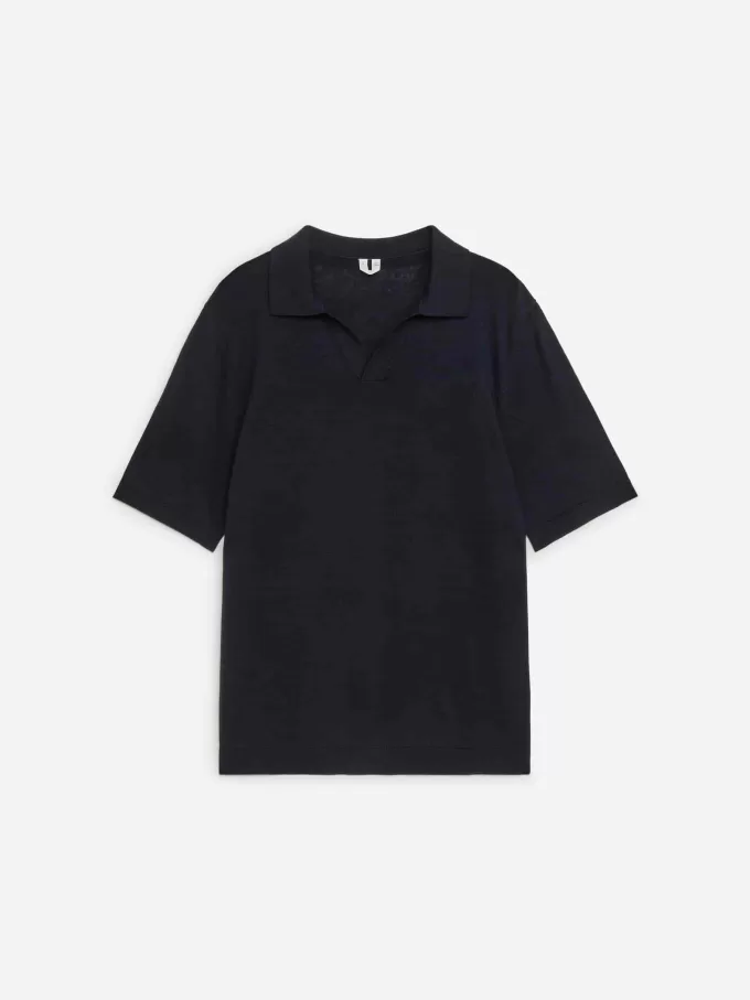 Cotton Linen Polo Shirt