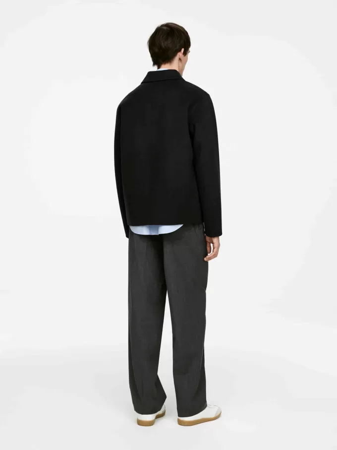 Double-Face Wool-Blend Jacket