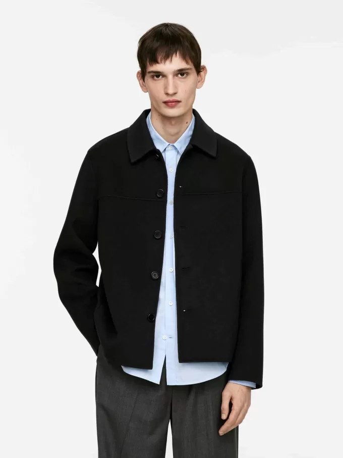 Double-Face Wool-Blend Jacket