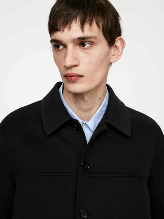 Double-Face Wool-Blend Jacket