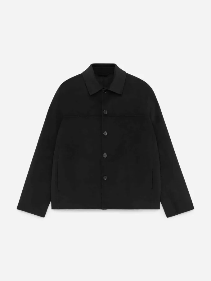 Double-Face Wool-Blend Jacket