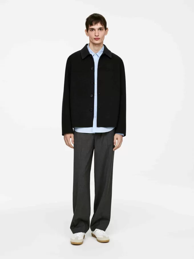Double-Face Wool-Blend Jacket