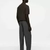 Drawstring Wool Trousers