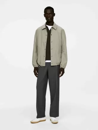 Drawstring Wool Trousers