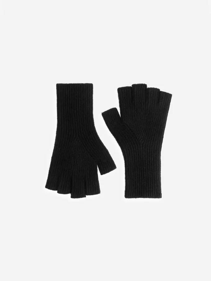 Fingerless Wool Gloves