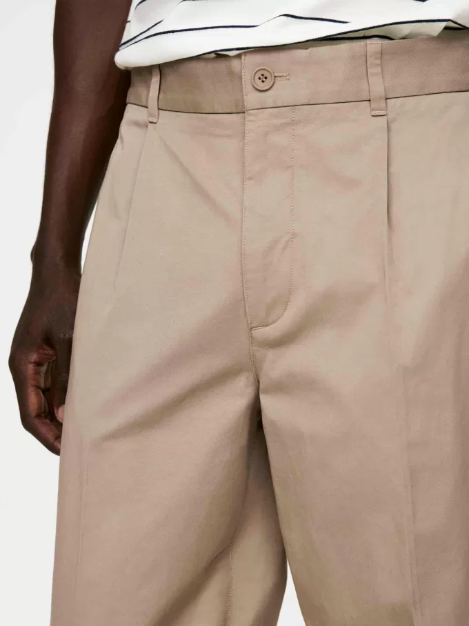 Fold-Up Cotton Trousers