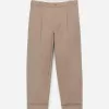 Fold-Up Cotton Trousers