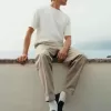 Fold-Up Cotton Trousers