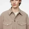 Garment-Dyed Denim Jacket