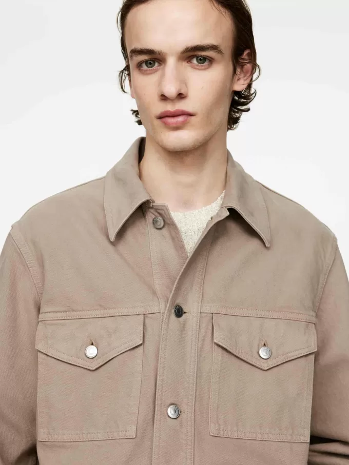 Garment-Dyed Denim Jacket