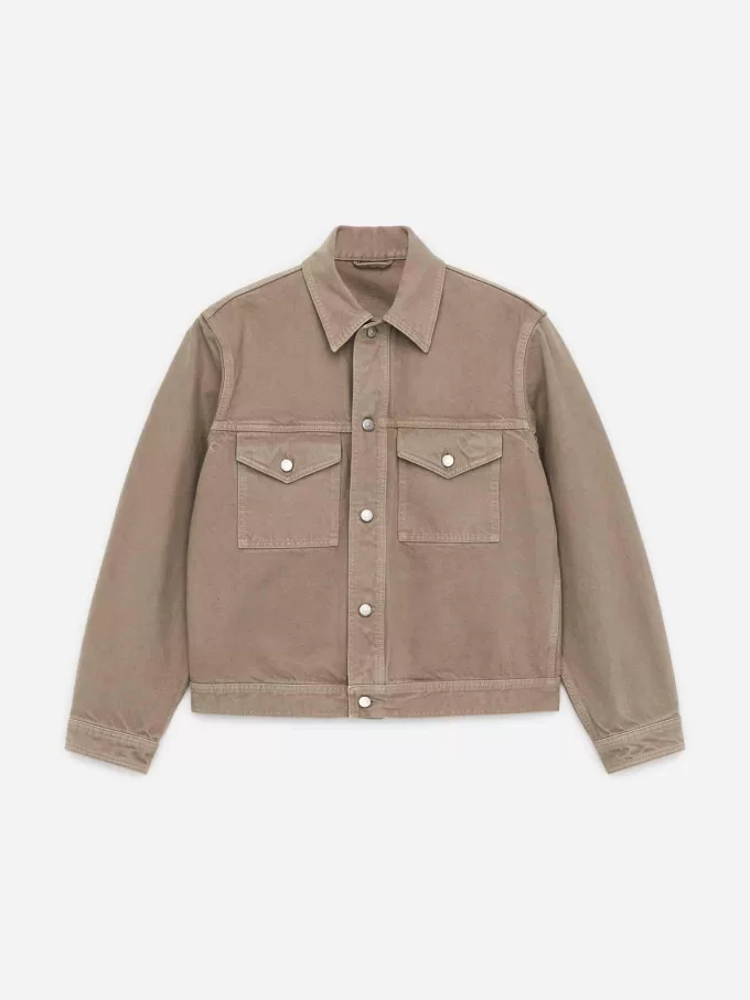 Garment-Dyed Denim Jacket