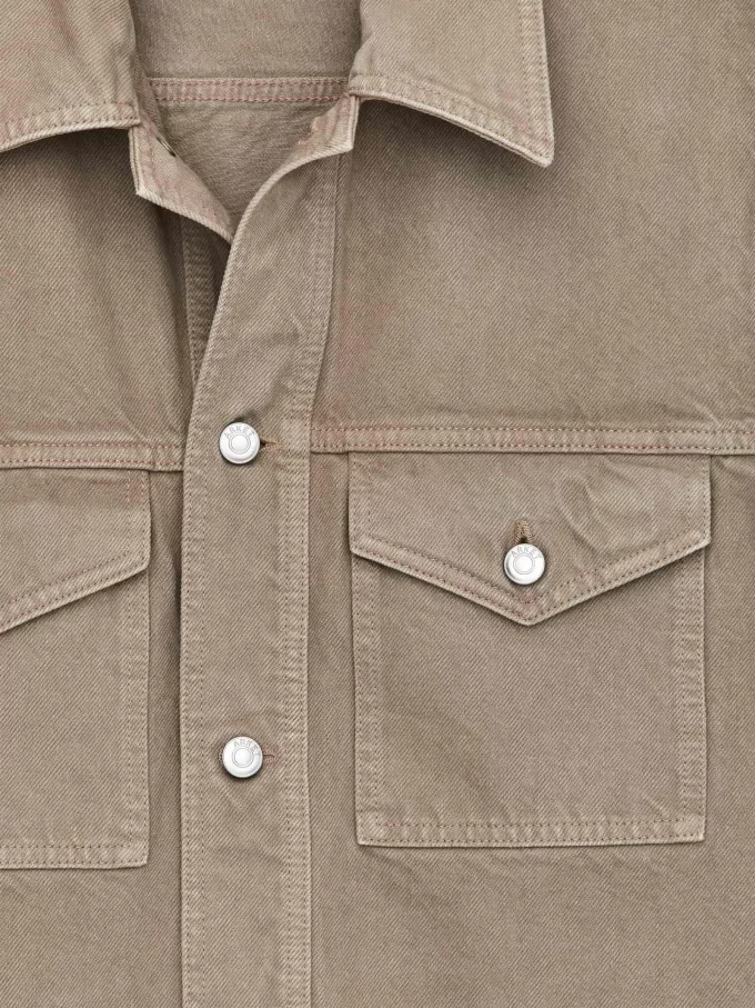 Garment-Dyed Denim Jacket