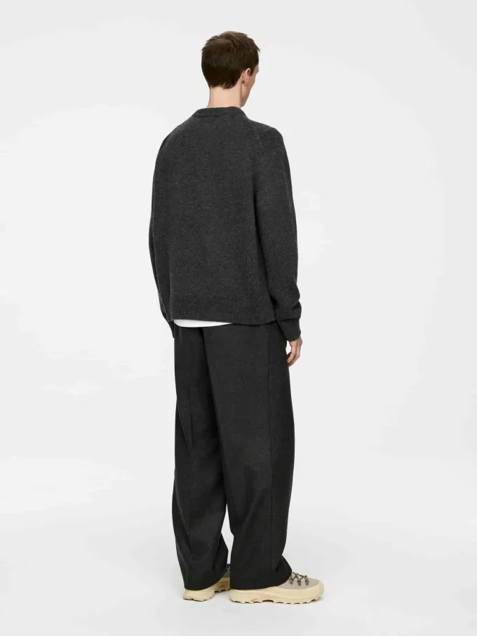 Heavy Knit Wool Blend Jumper