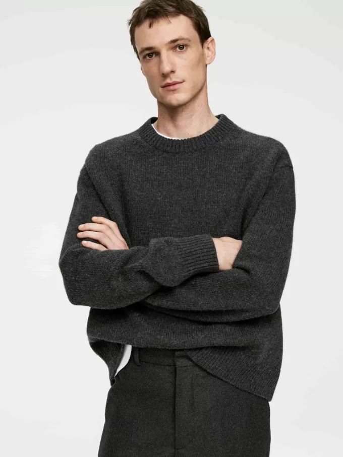 Heavy Knit Wool Blend Jumper