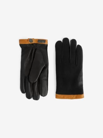 Hestra Deerskin Wool Tricot Gloves Black 1255507001003 1 330x440 - Hestra Deerskin Wool Tricot Gloves