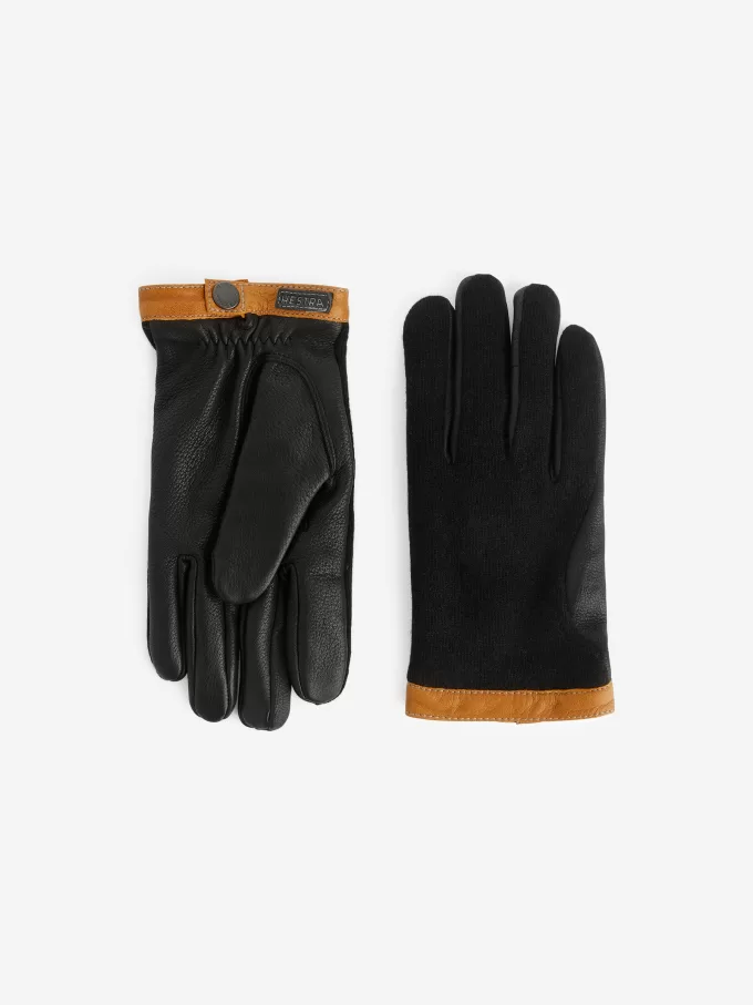 Hestra Deerskin Wool Tricot Gloves