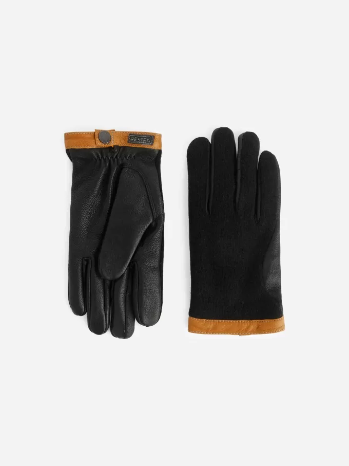 Hestra Deerskin Wool Tricot Gloves