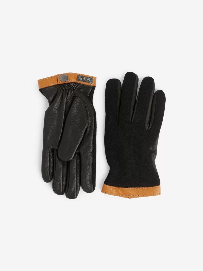 Hestra Deerskin Wool Tricot Gloves