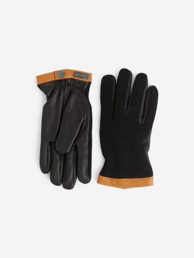 Hestra Deerskin Wool Tricot Gloves