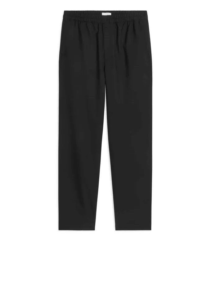 Hopsack Drawstring Trousers