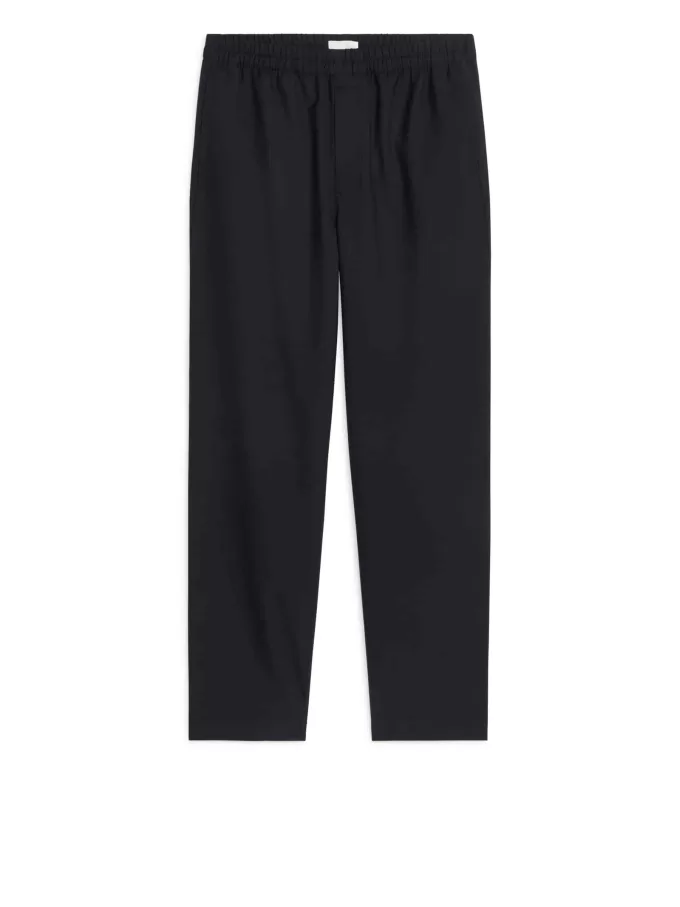 Hopsack Drawstring Trousers