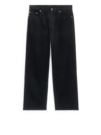 Loose Fit Courduroy Trousers