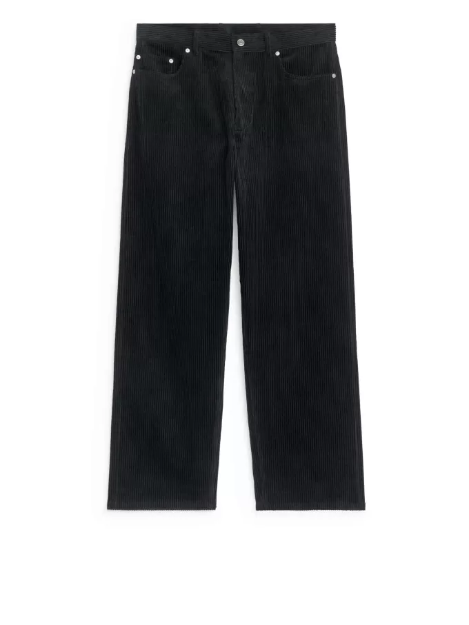 Loose Fit Courduroy Trousers