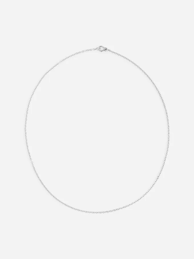 Medium Sterling Silver Chain Necklace
