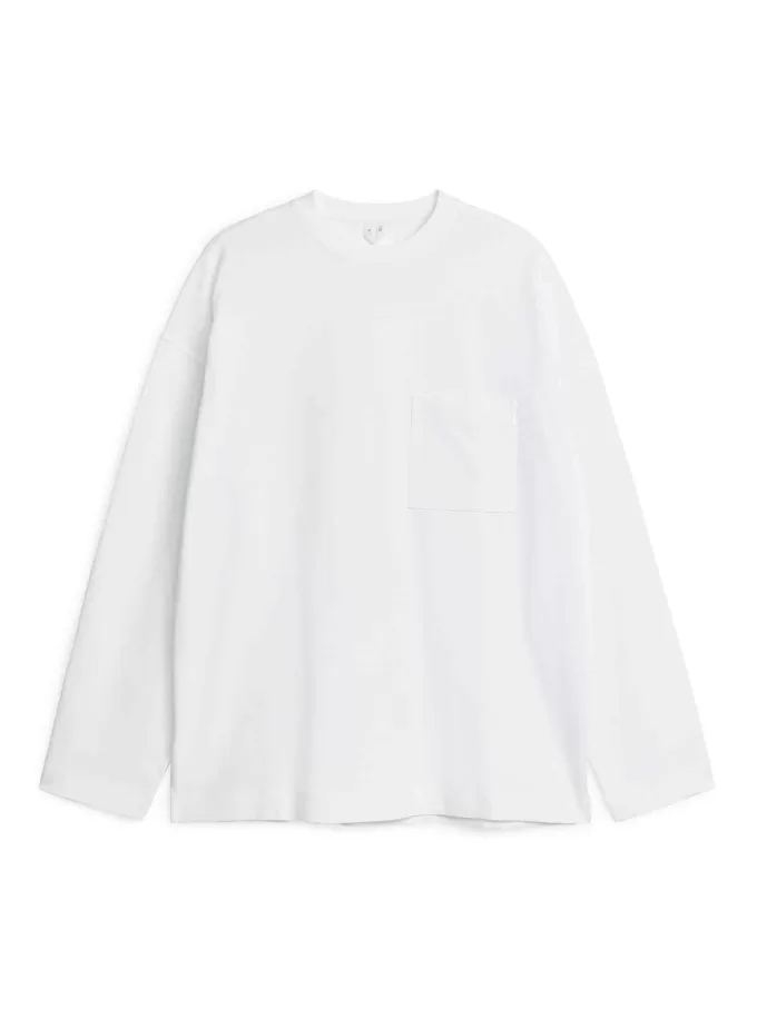 Mercerised Long-Sleeve T-Shirt