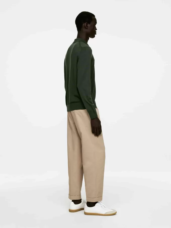 Merino Polo Jumper
