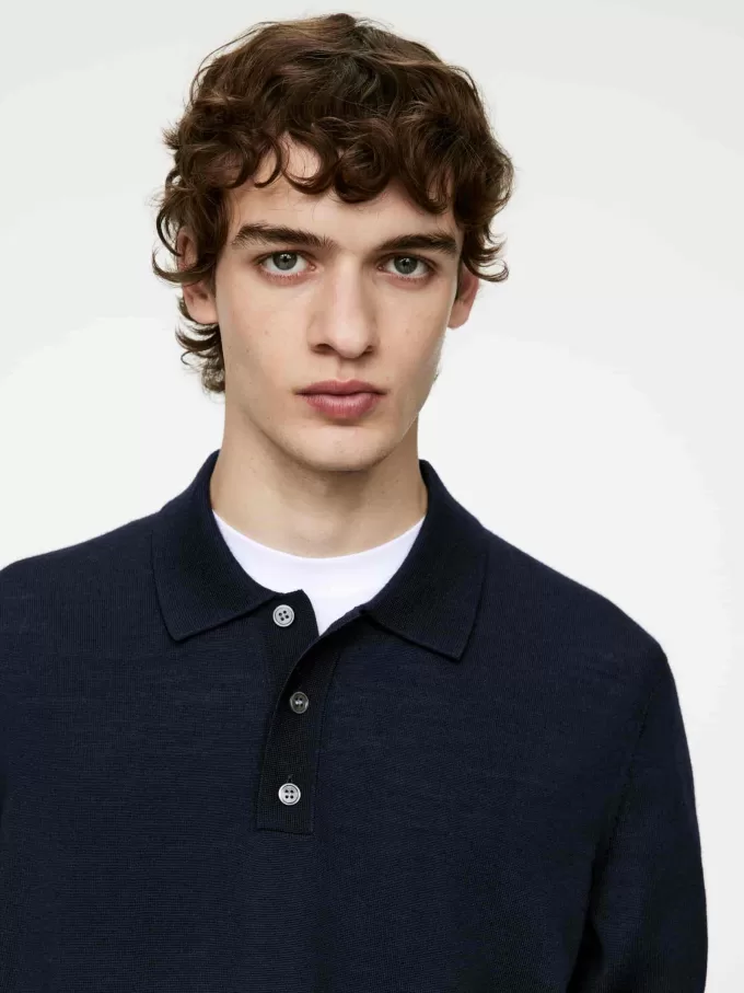 Merino Polo Jumper