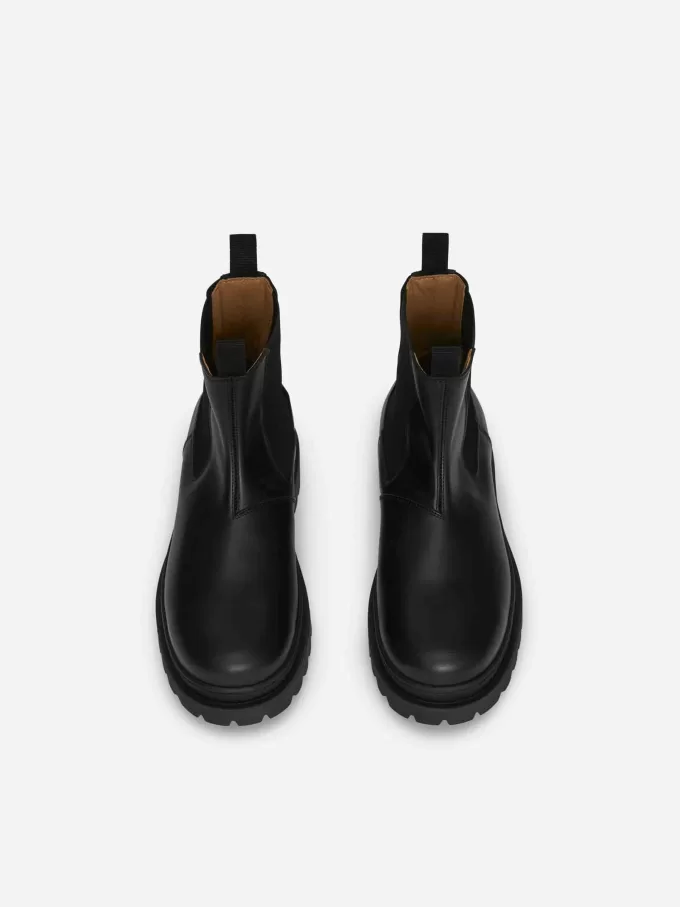 Mudguard Leather Chelsea Boots