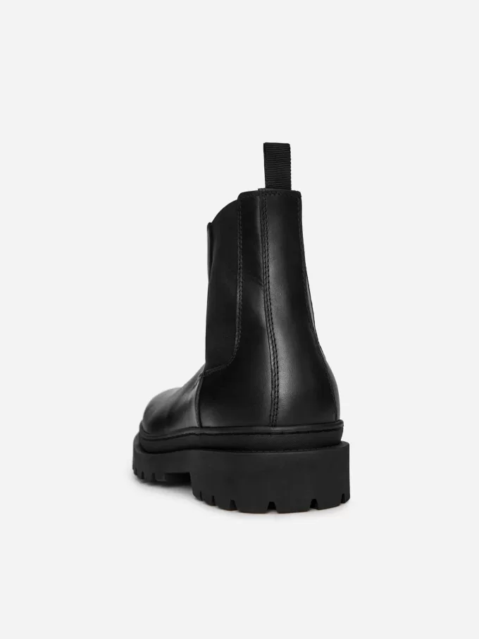 Mudguard Leather Chelsea Boots