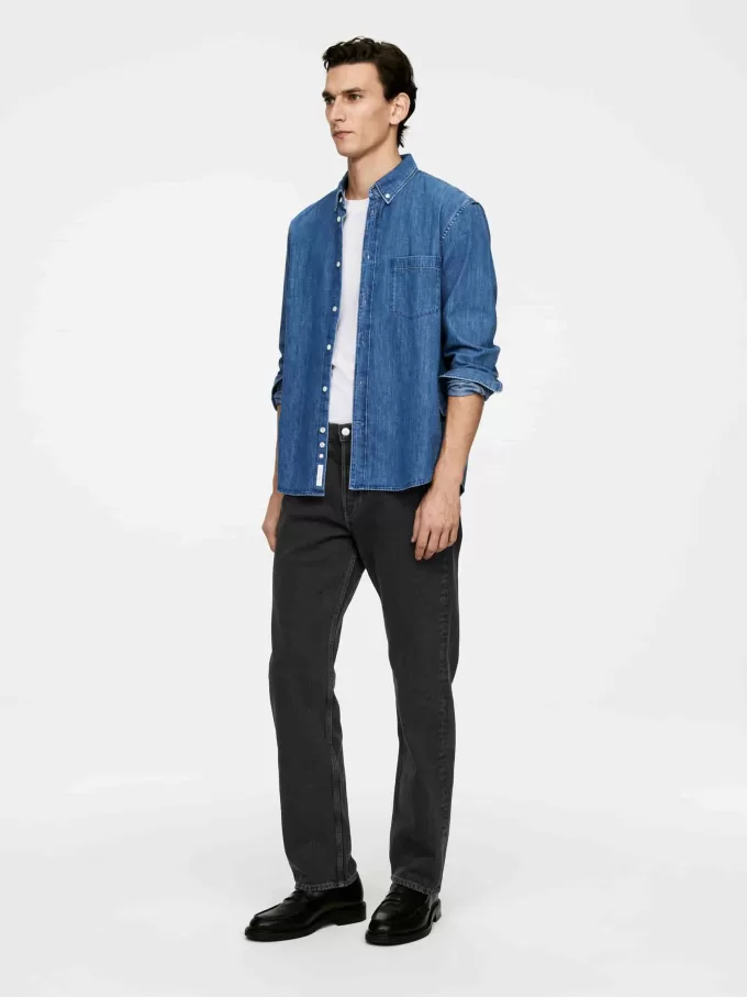 OCEAN Loose Straight Jeans