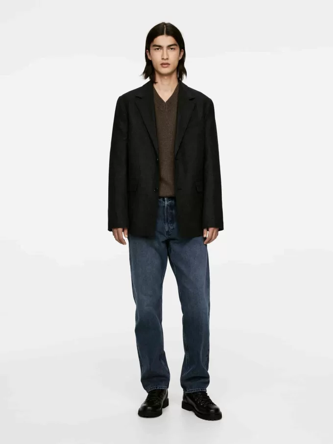 OCEAN Loose Straight Jeans