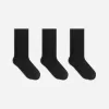 Plain Socks Set of 3