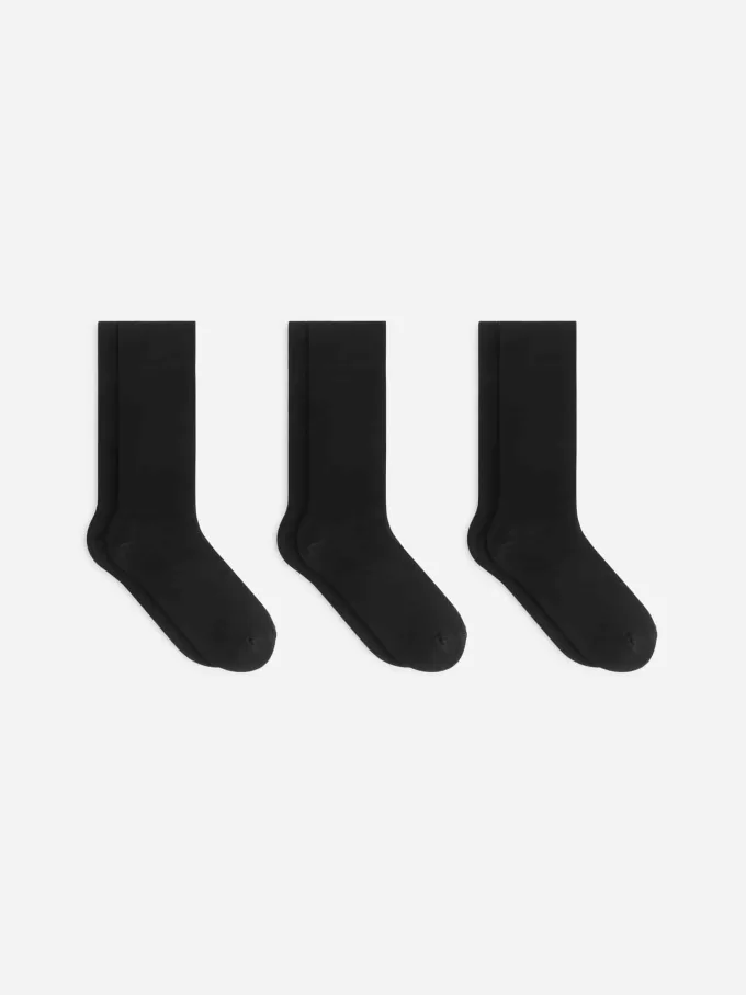 Plain Socks Set of 3