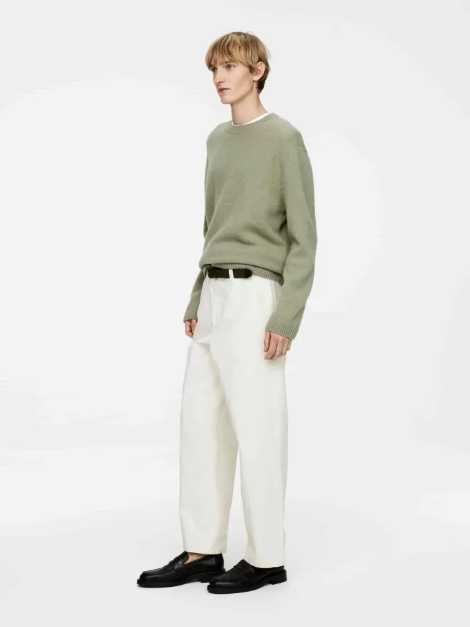 Relaxed Canvas Trousers