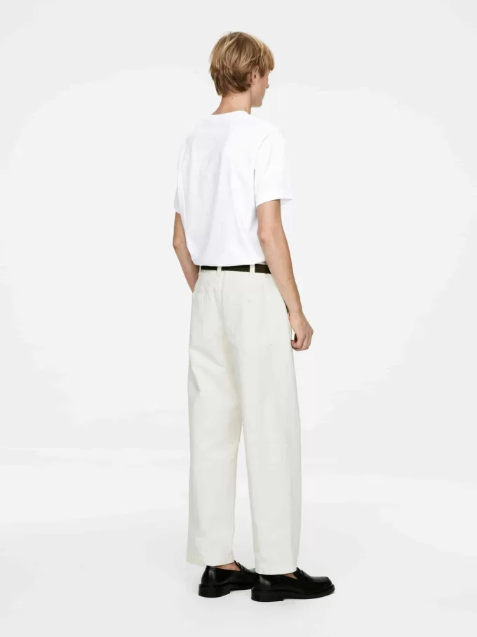 Relaxed Canvas Trousers