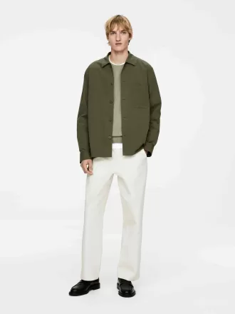 Relaxed Canvas Trousers
