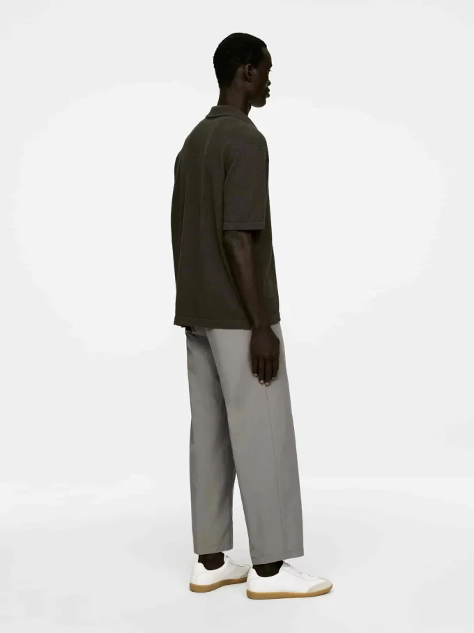 Relaxed Cotton Blend Chinos