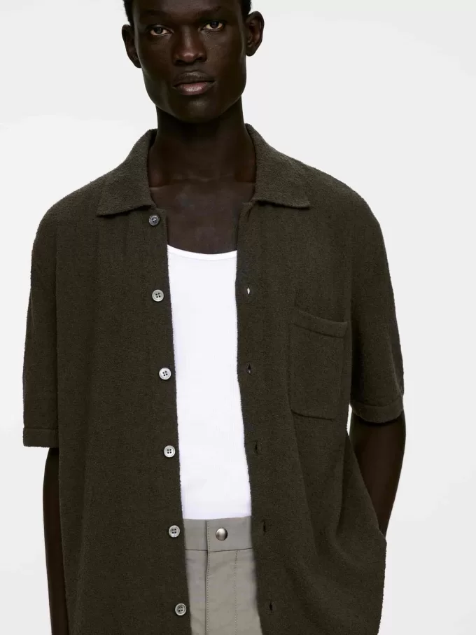 Relaxed Cotton Blend Chinos