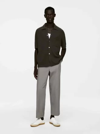 Relaxed Cotton Blend Chinos