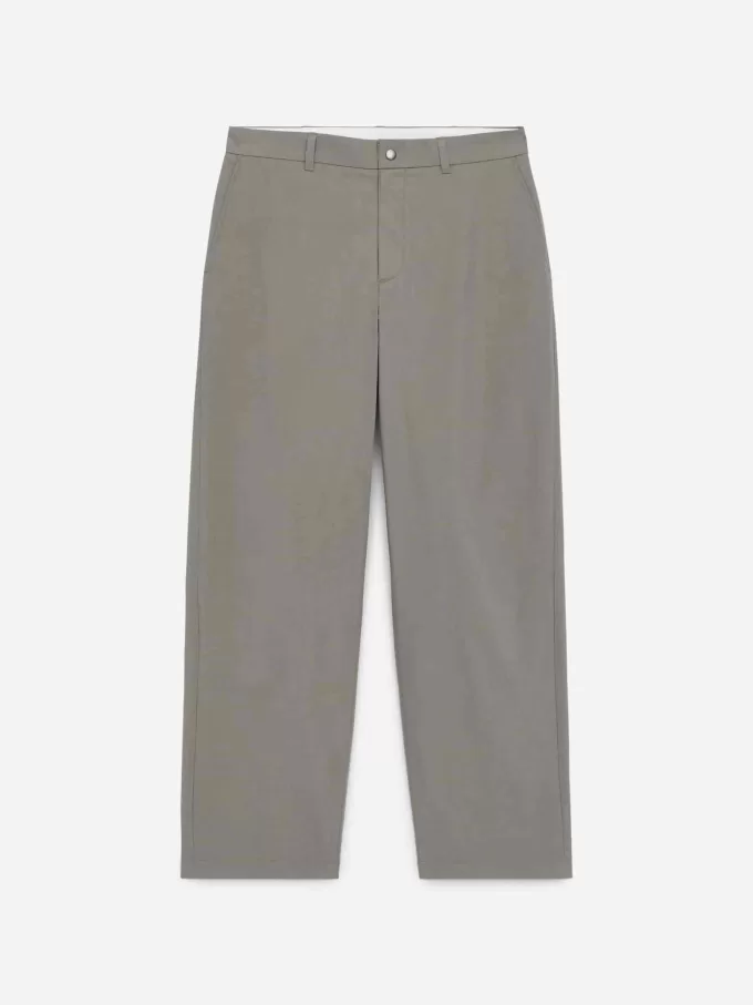 Relaxed Cotton Blend Chinos