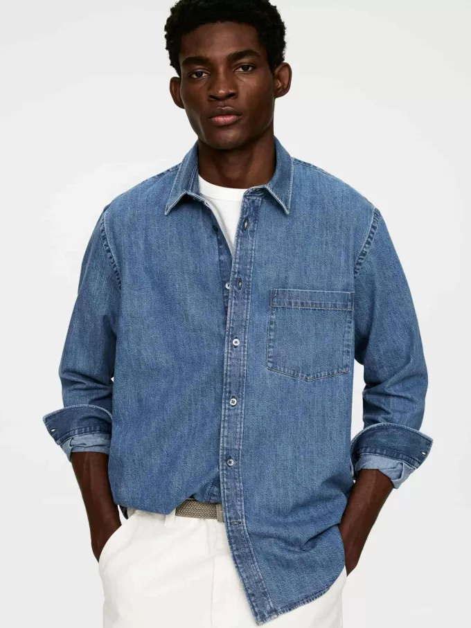 Relaxed Denim Shirt Relaxed Denim Shirt